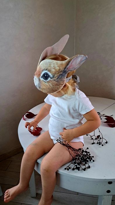 Маска котика зайчика лисички лебедя оленя бембі мишки вовка ведмедя