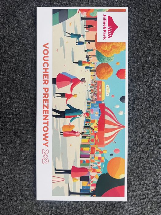 Julinek Park voucher prezentowy 2+2 na wszystkie strefy ważny do 31.08.26