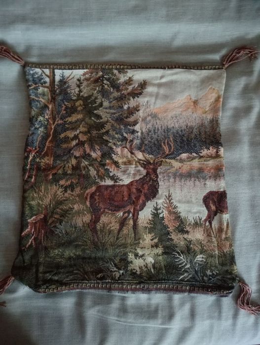 Декоративная гобеленовая наволочка на подушку.Германия середина 20 век