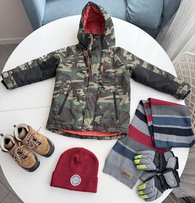 Комплект зима, осінь курточка Next 6 років, черевики 32 р.