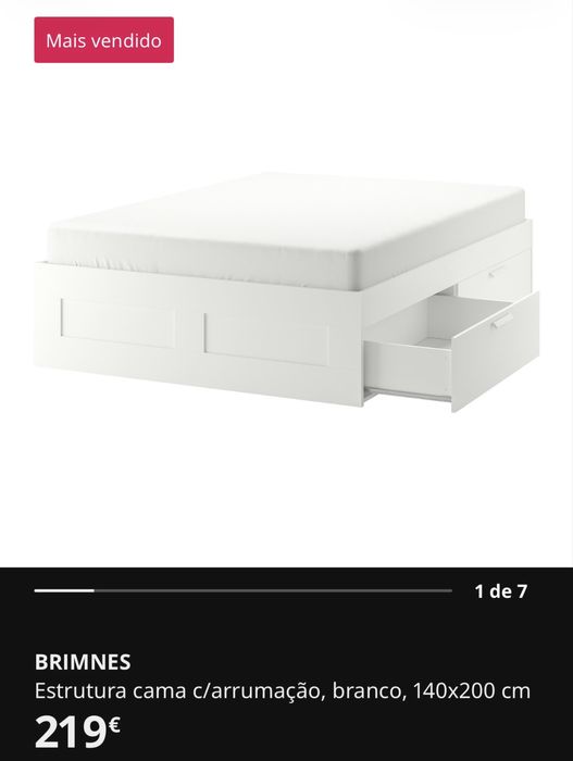 Cama de casal ikea