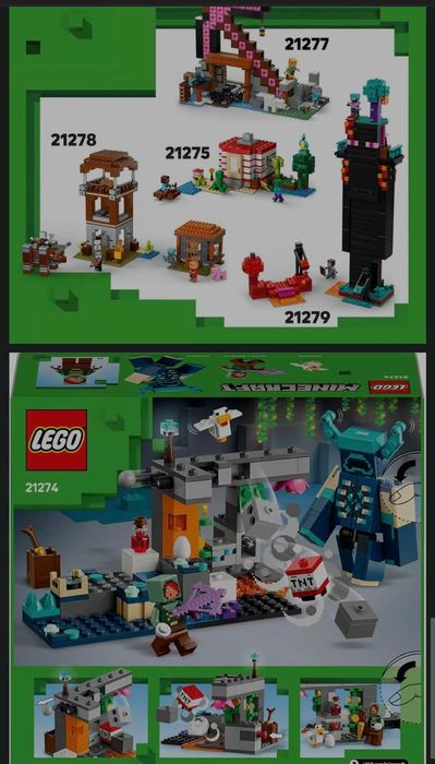 Lego Minecraft nowy zestaw 21274