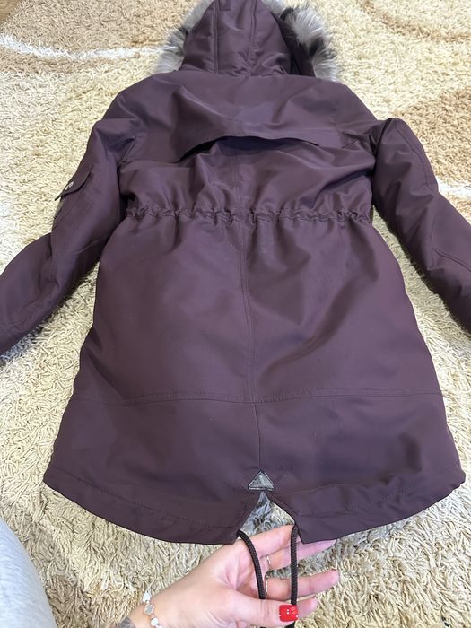 Парка з хутром чьорнобурки