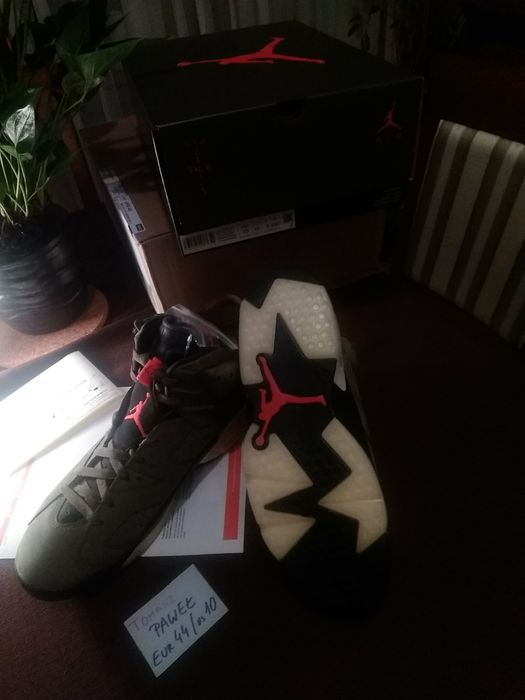 NIKE Jordan 6 Retro Travis Scott cactus jack CN1084,-200 roz. 44-28 cm