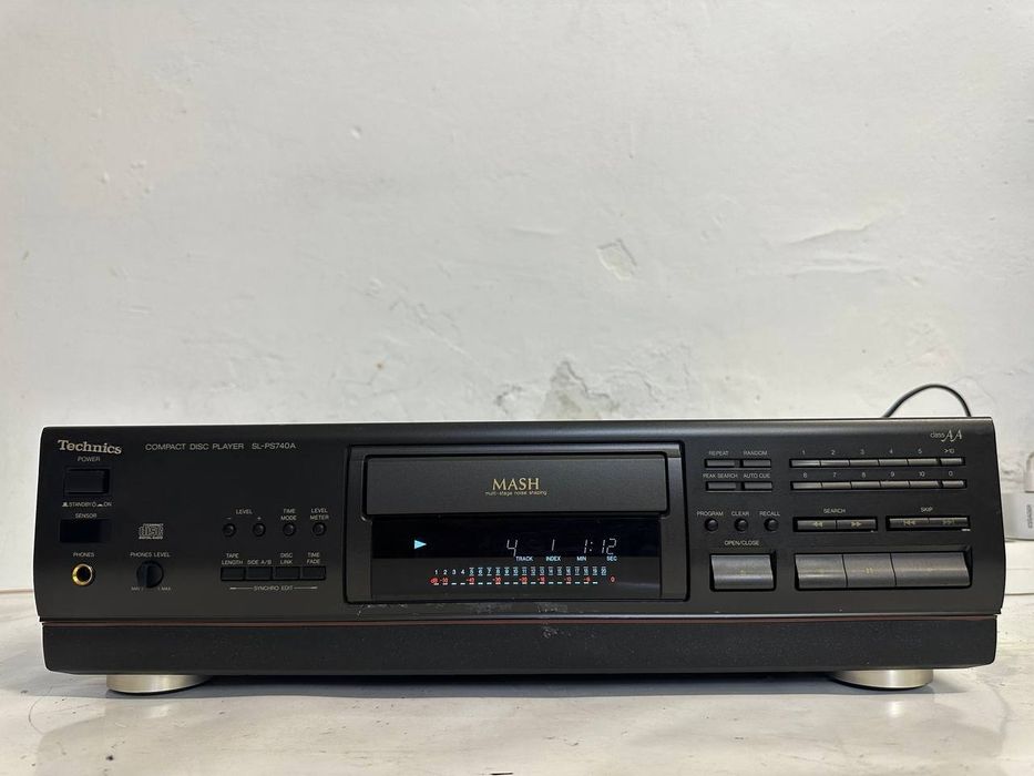 Odtwarzacz CD Technics SL-PS740A | MASH 1-Bit Class A, Pilot -nie, Optical Out,  Hi-Fi