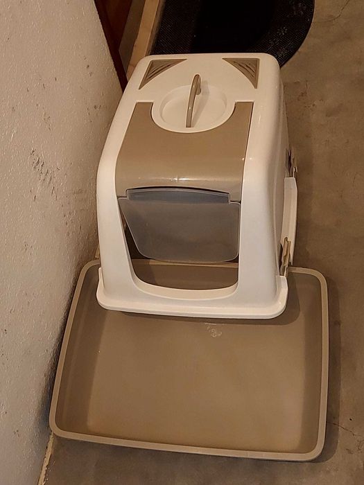Caixa de areia para gato