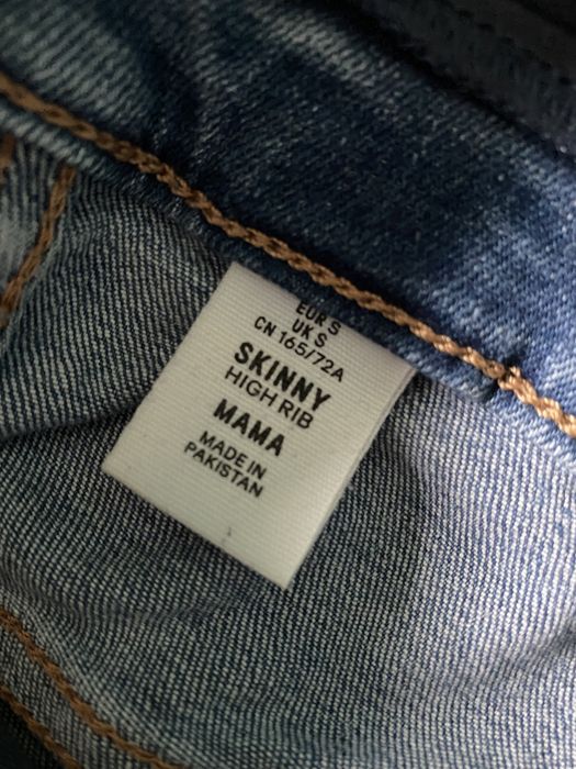 Джинси для вагітних H&M, р. S