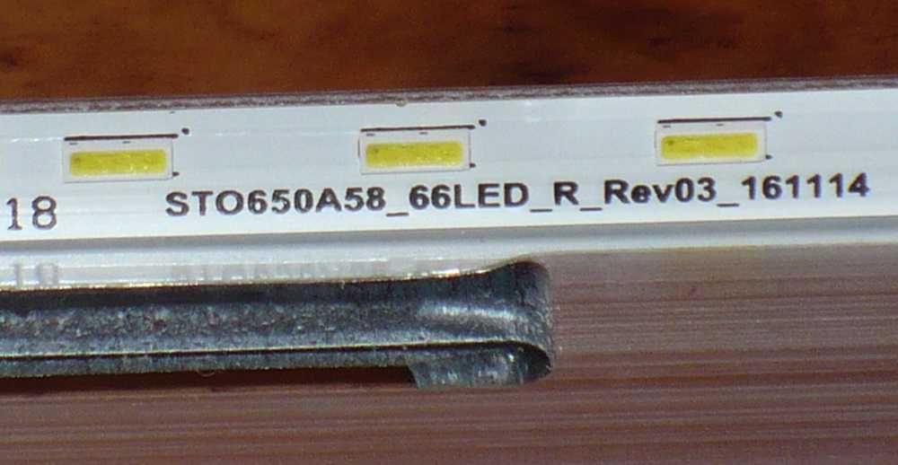 Listwy LED STO650A58_66LED_L i STO650A58_66LED_R - TV Sony KD-65XE7096