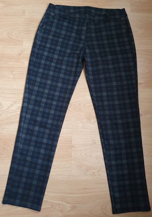 Spodnie damskie w kratę marki Milano (XL)