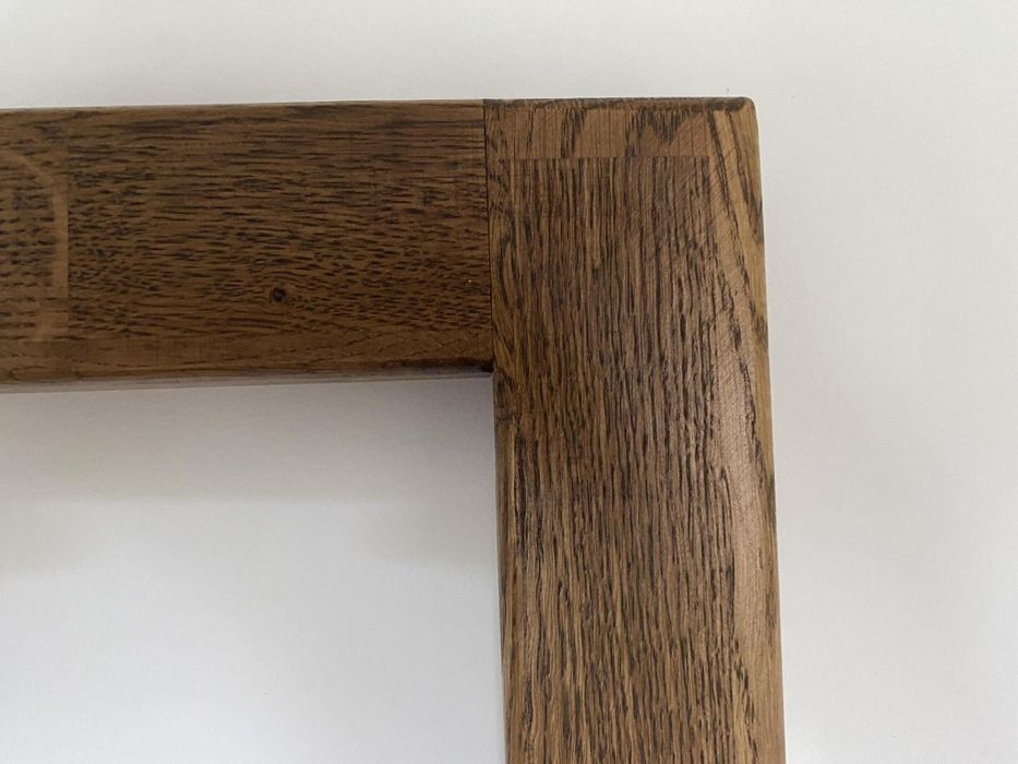Dębowa rama obrazu lustra