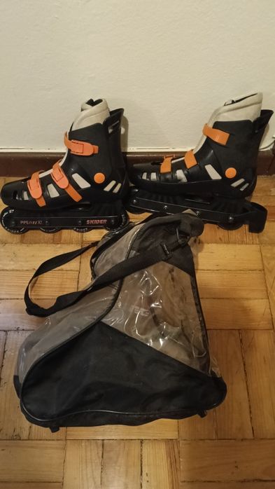 Patins em linha.