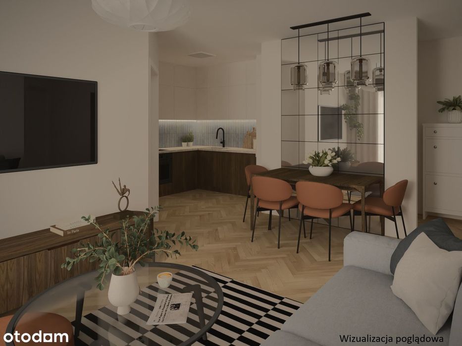 Przemyślany układ | 3 pokoje | Duży balkon
