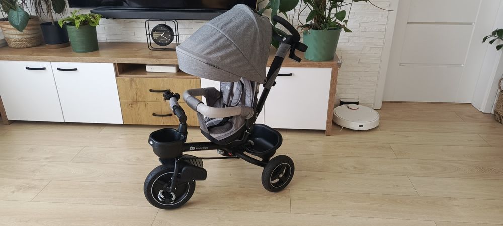 Rowerek trójkołowy Kinderkraft Aveo 2w1 szary