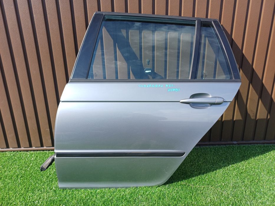 Bmw e46 kombi drzwi lewe  tył tylnej silbergrau metallic