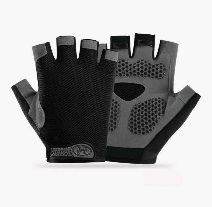 Rękawice HUWAI-B-GEL krótkie r.XL,do9cm,sport,lato,skuter,rower,hulajn