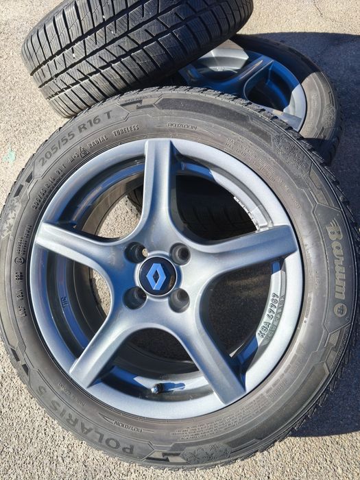 Колеса Renault Megane Scenic Clio Dokker Lodgy Zoe Sandero Stepway Logan KIA Rio Hyundai Accent i20 Suzuki Opel R16(4*100)+205/55/16 шини зимові Barum