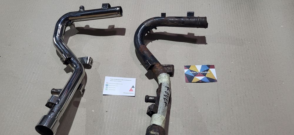 Tubo de refrigeração de água MG Rover em  aço inoxidável