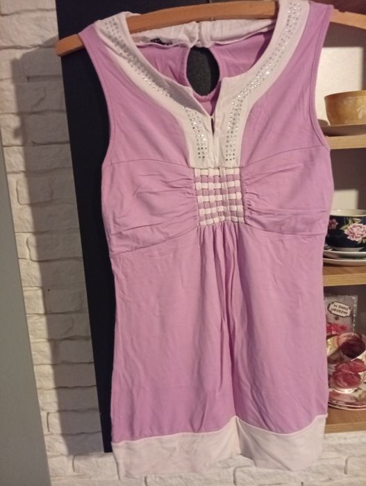Bluzka damska bez rękawów