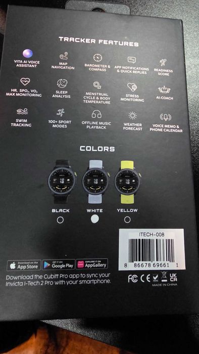 Nowy oryginalny zegarek smartwatch INVICTA I-TECH 2 PRO