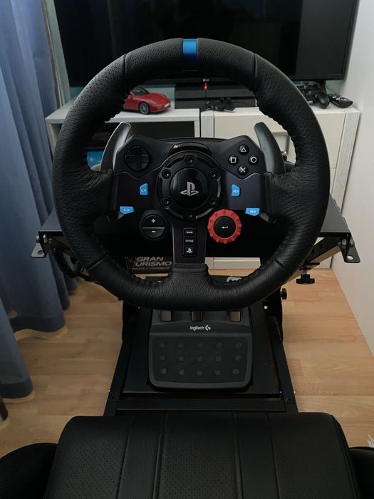 Cockpit Simracing Completo: Volante G29 + Pedais + Suporte