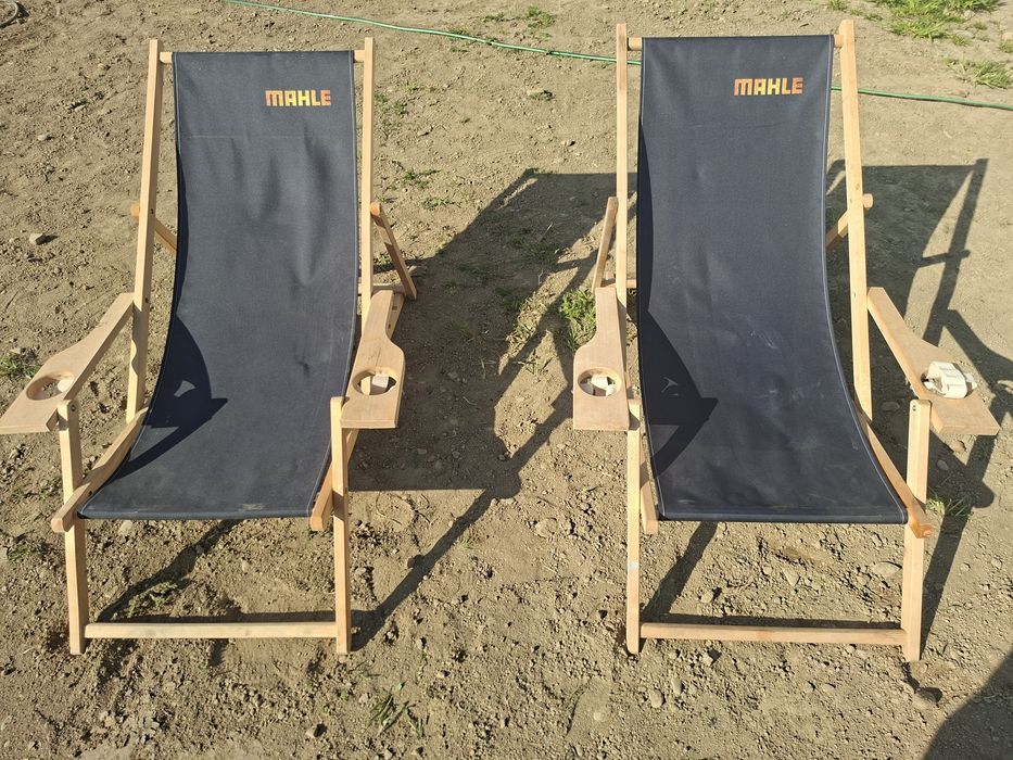 Leżaki MAHLE drewniane