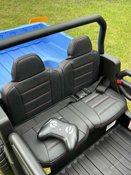 Auto na akumulator Samochód Farmer 4×4 12v Pilot Skóra Wywrotka 6 kół