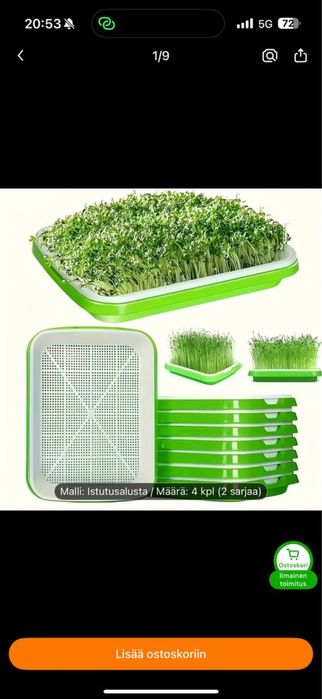 Микрогрин / микрозелень Набор для выращивания