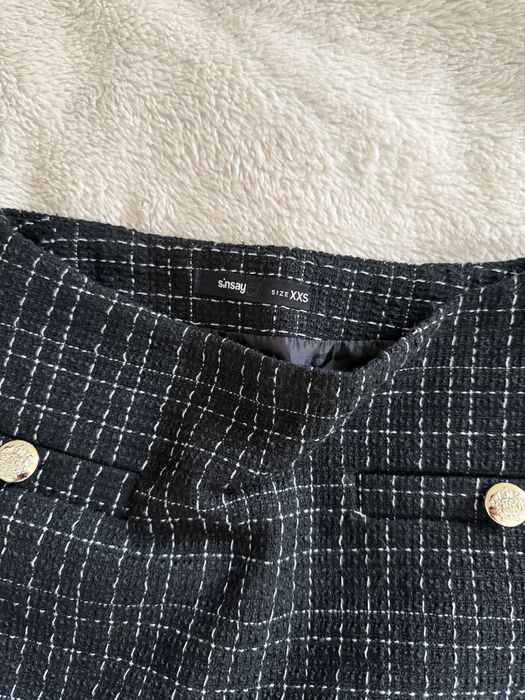 Spodniczka mini w kratke