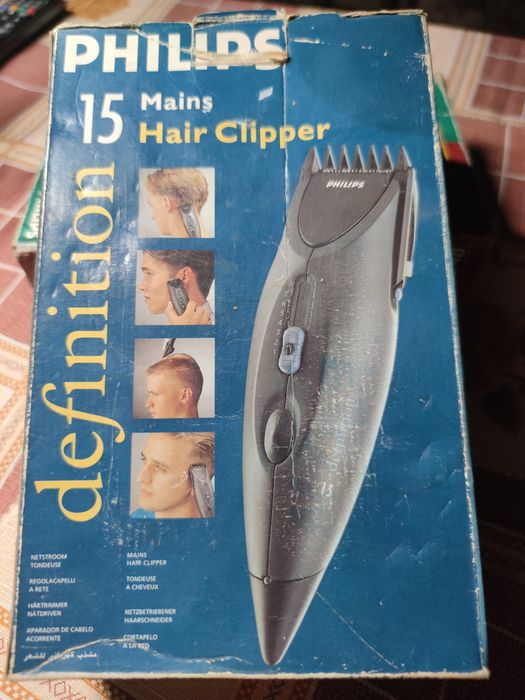 Машинка , триммер для стрижки волос PHILIPS 15 Mains