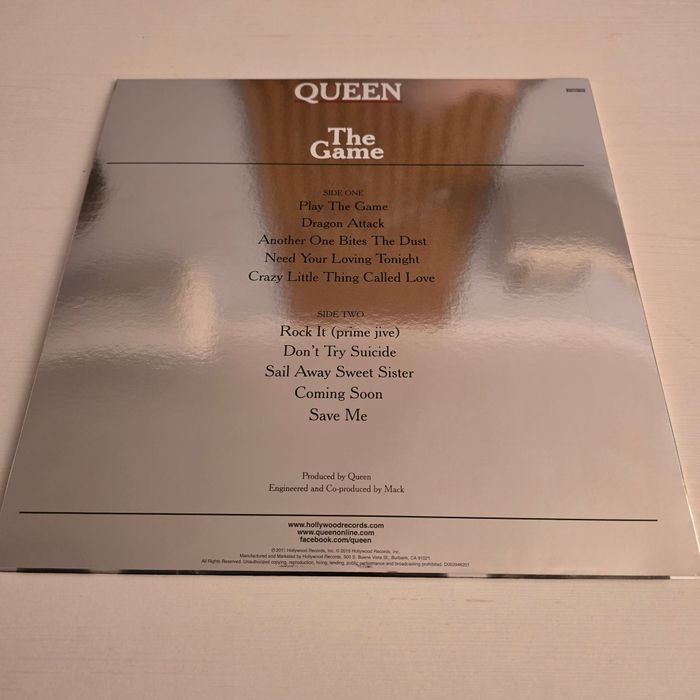Queen Vinyl "The Game" Silver Edition