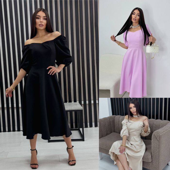 Женское платье S-XL черный,беж,розовый Жіноча сукня якісна червоний