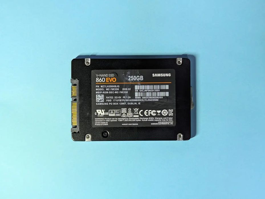 Ssd Samsung 860 evo 250gb
