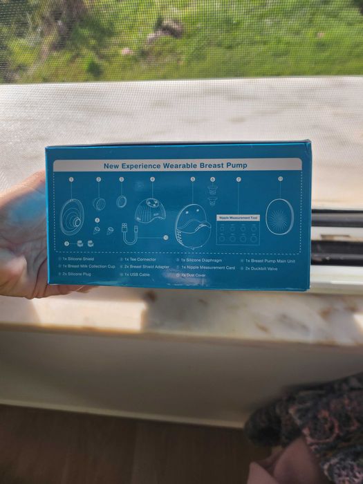 Bomba tirar leite elétrica, fechada em caixa