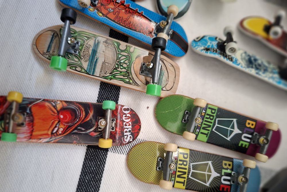 13 mini skates com pista
