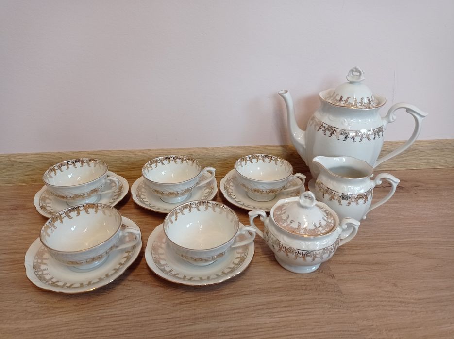 Chodzież zestaw kawowy vintage