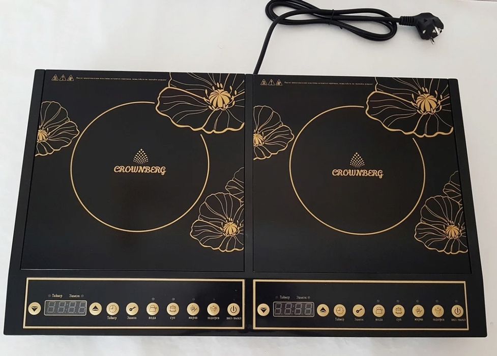 Индукционная плита Crownberg CB-1328 4000 вт электроплита печь плитка