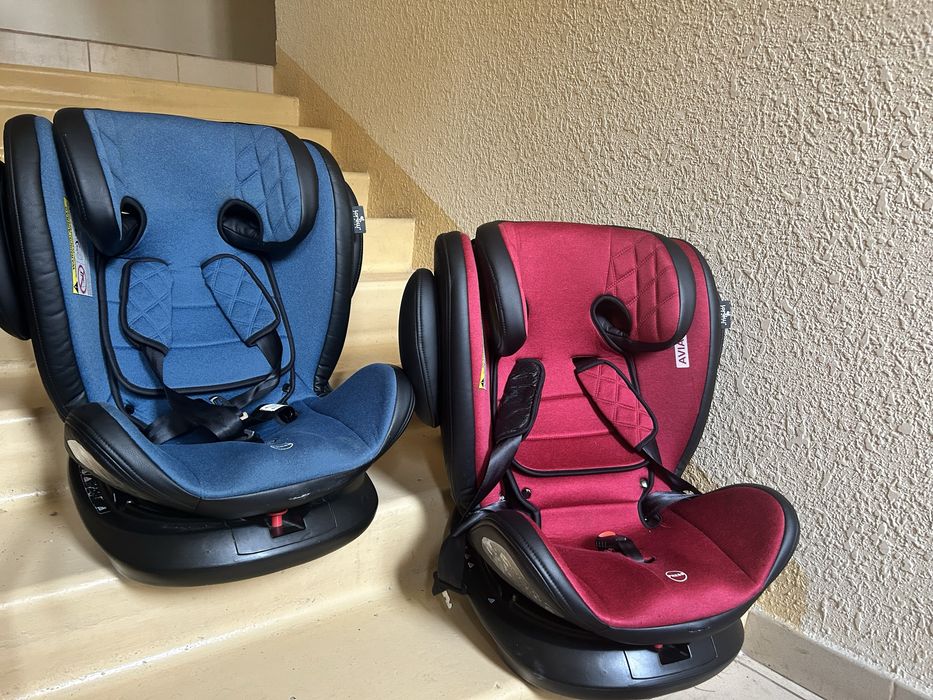 Автокрісло Lorelli premiym Aviator Isofix 0-36 kg Black&Red