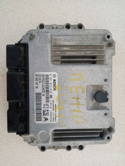 Блок управления двигателем мозги Пежо партнёр 2012