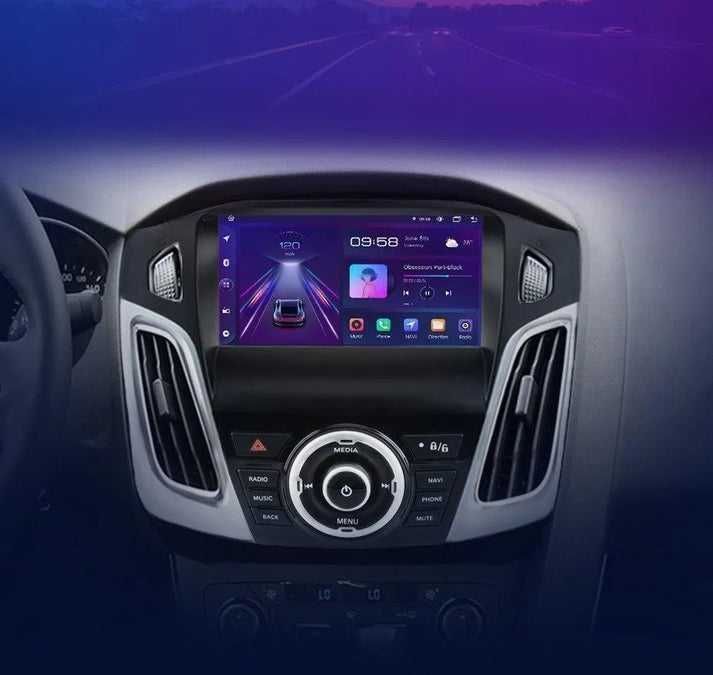 Ford Focus MK3 2011-2019 – Radio Android 15 9" CarPlay Android Auto GPS Nawigacja Stacja Multimedialna WiFi Bluetooth PL 1GB/32GB