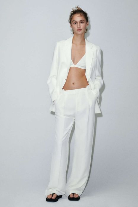 Штани молочні палацо Zara xs