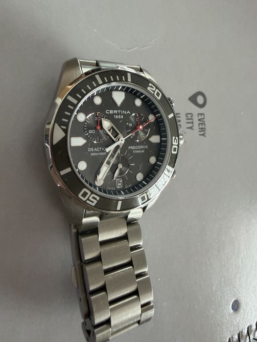 Certina DS Action Precidrive Chronograph Titanium na gwarancji.