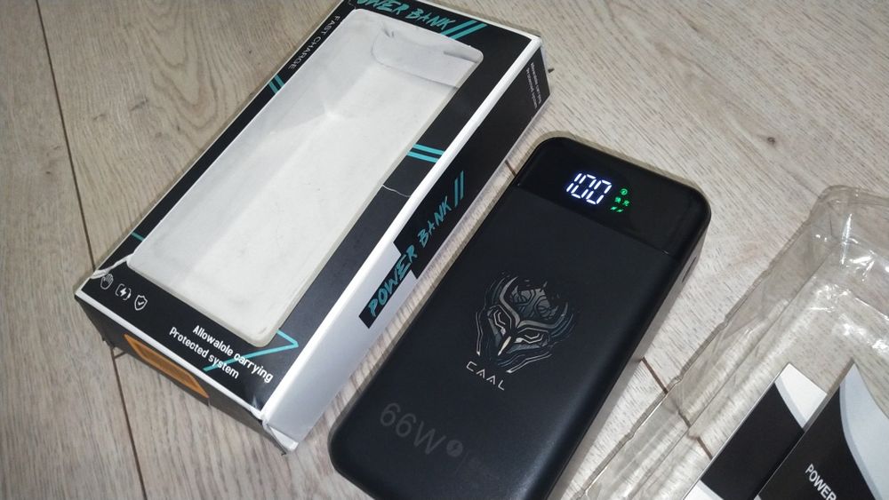 Amazon! Power Bank Caal Quick Charge 50000mAh 66W (зарядное устройство