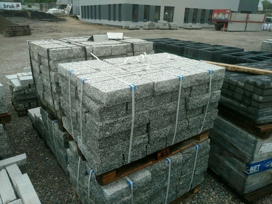 Kamień murowy granitowy palisada obrzeże kostka granitowa brukowa grys