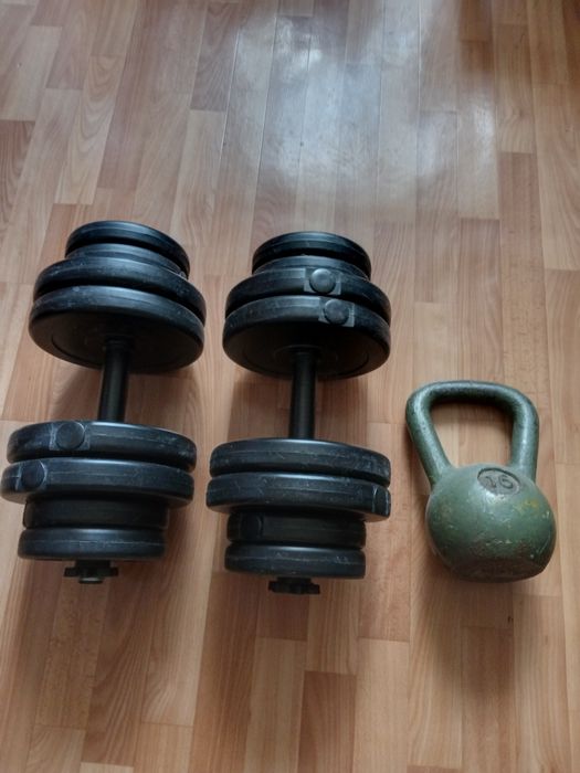 Продаю гирю и гантели для спорта
