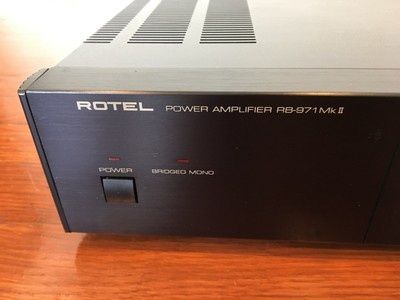Amplificador de potência Rotel RB 971 MK II  som poderoso