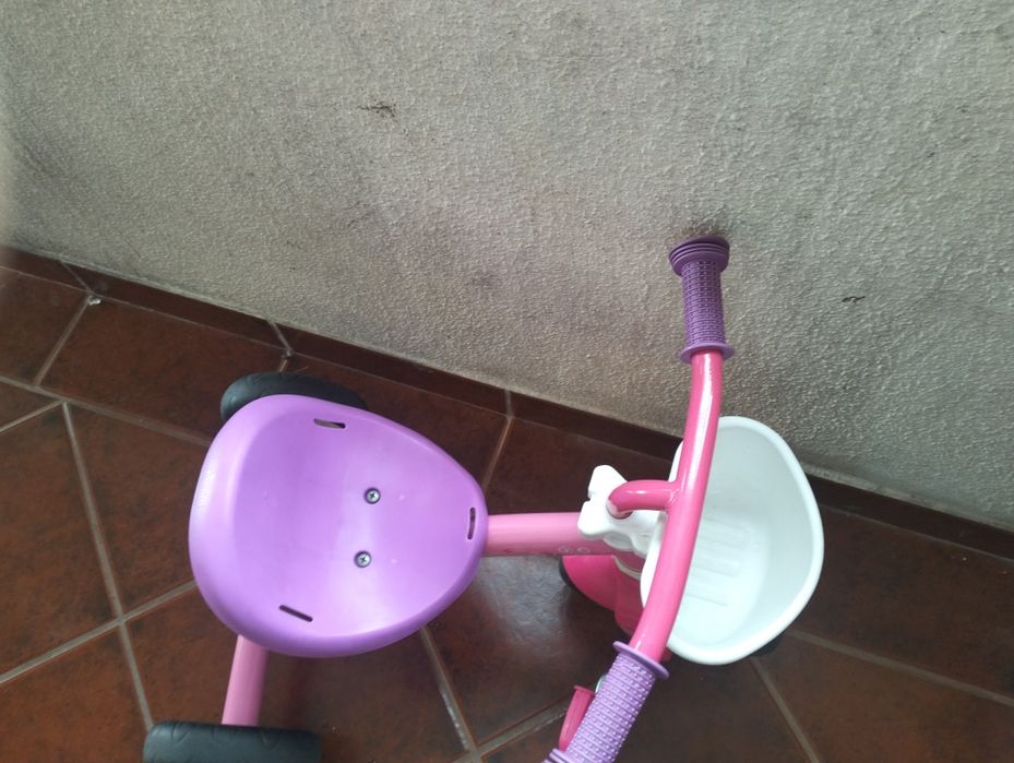 Triciclo para menina u go rosa