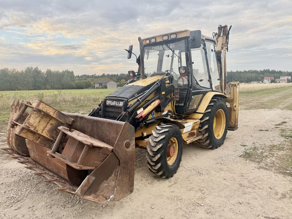 Cat 428c koparko ładowarka caterpillar 428c