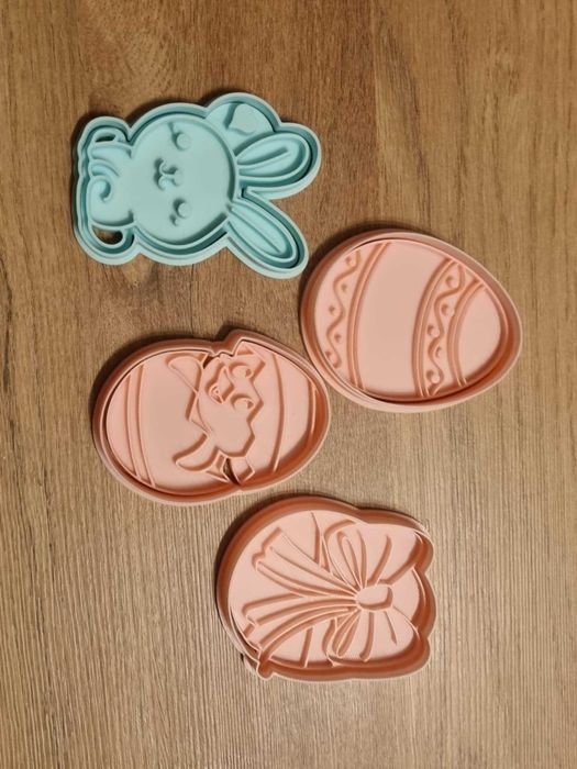 Wielkanocne foremki wykrawacze stample