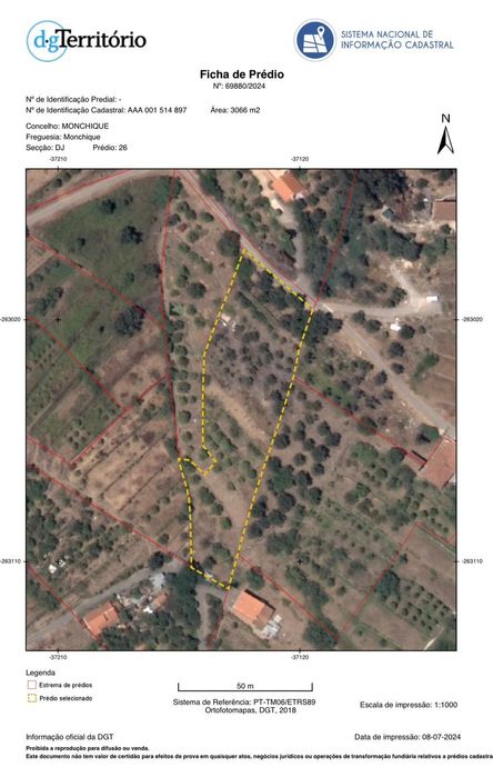 Land for sale in Monchique