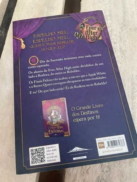 Livro Quem é Mais Rebelde do que Eu?, Ever After High – Shannon Hale, booksmile
